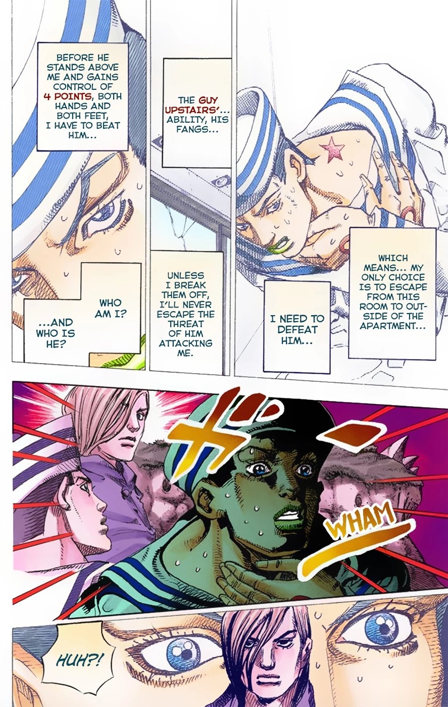 JoJo's Bizarre Adventure Part 8 - JoJolion (Official Colored) Chapter 5 page 13 - Chapter 5: Soft & Wet Part 4
