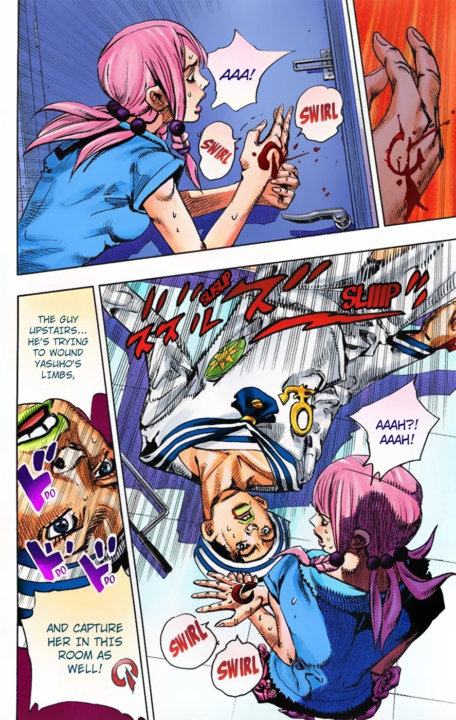 JoJo's Bizarre Adventure Part 8 - JoJolion (Official Colored) Chapter 5 page 27 - Chapter 5: Soft & Wet Part 4