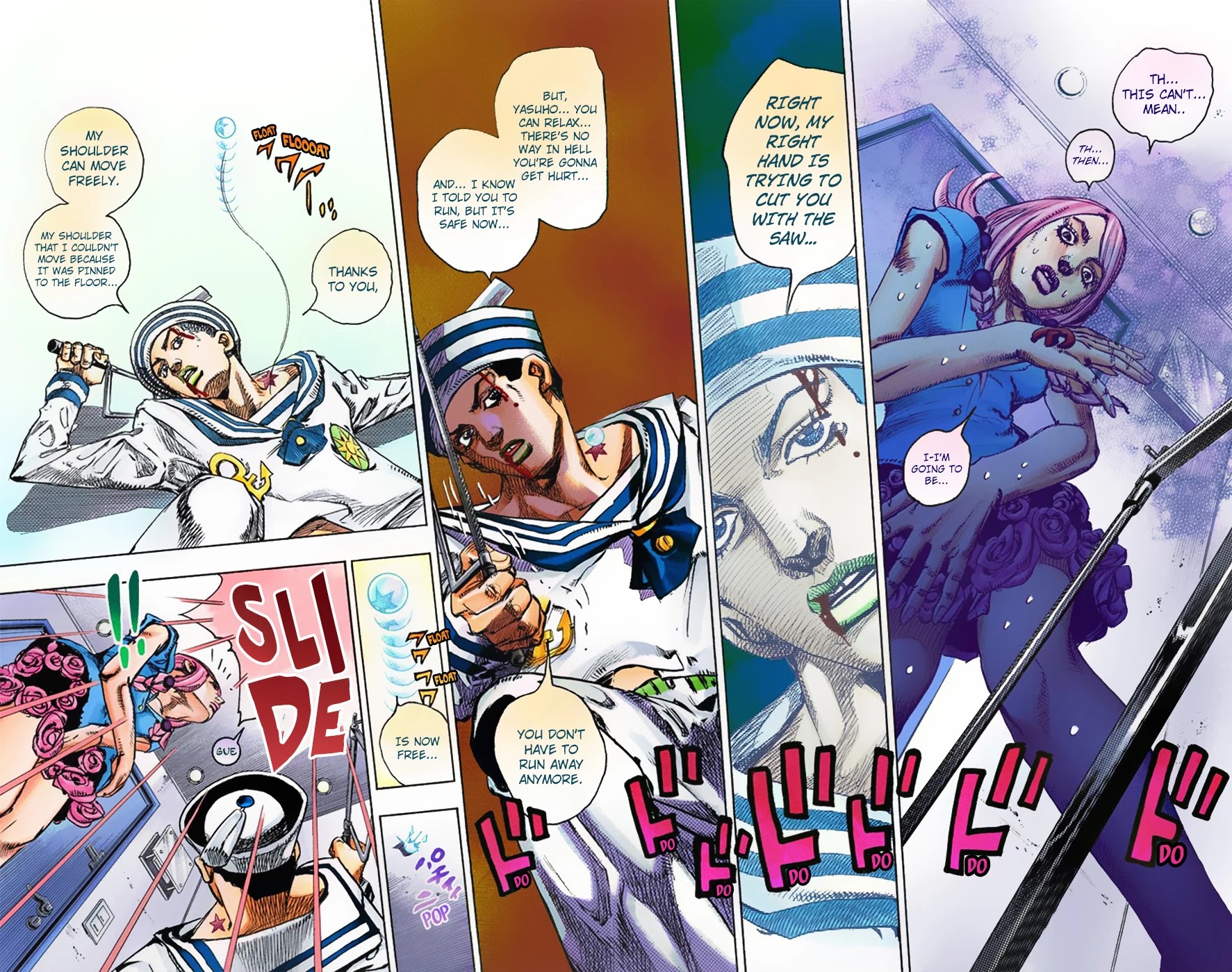 JoJo's Bizarre Adventure Part 8 - JoJolion (Official Colored) Chapter 5 page 29 - Chapter 5: Soft & Wet Part 4
