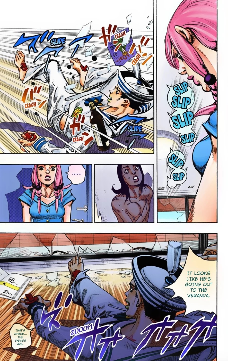 JoJo's Bizarre Adventure Part 8 - JoJolion (Official Colored) Chapter 5 page 33 - Chapter 5: Soft & Wet Part 4