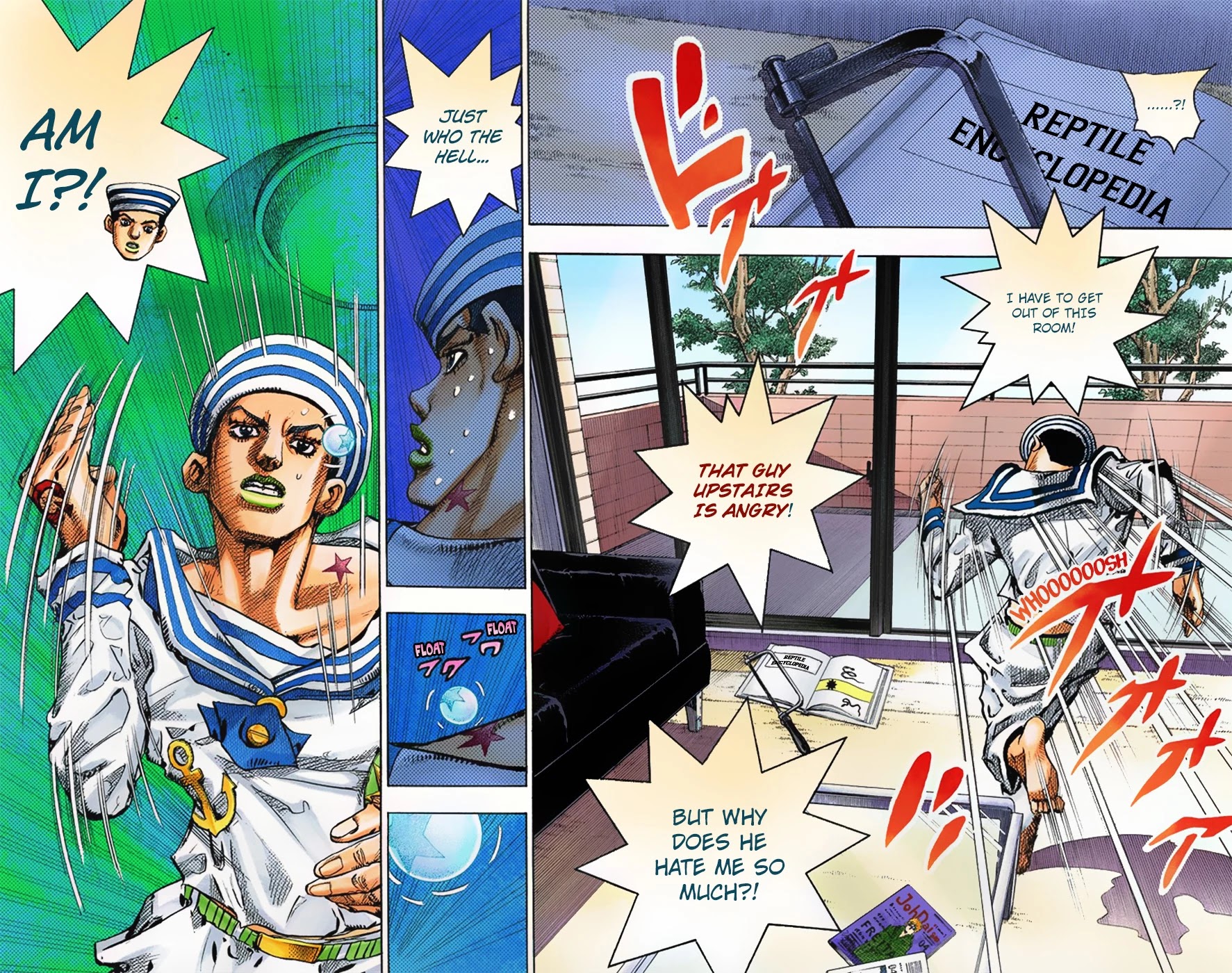 JoJo's Bizarre Adventure Part 8 - JoJolion (Official Colored) Chapter 5 page 4 - Chapter 5: Soft & Wet Part 4
