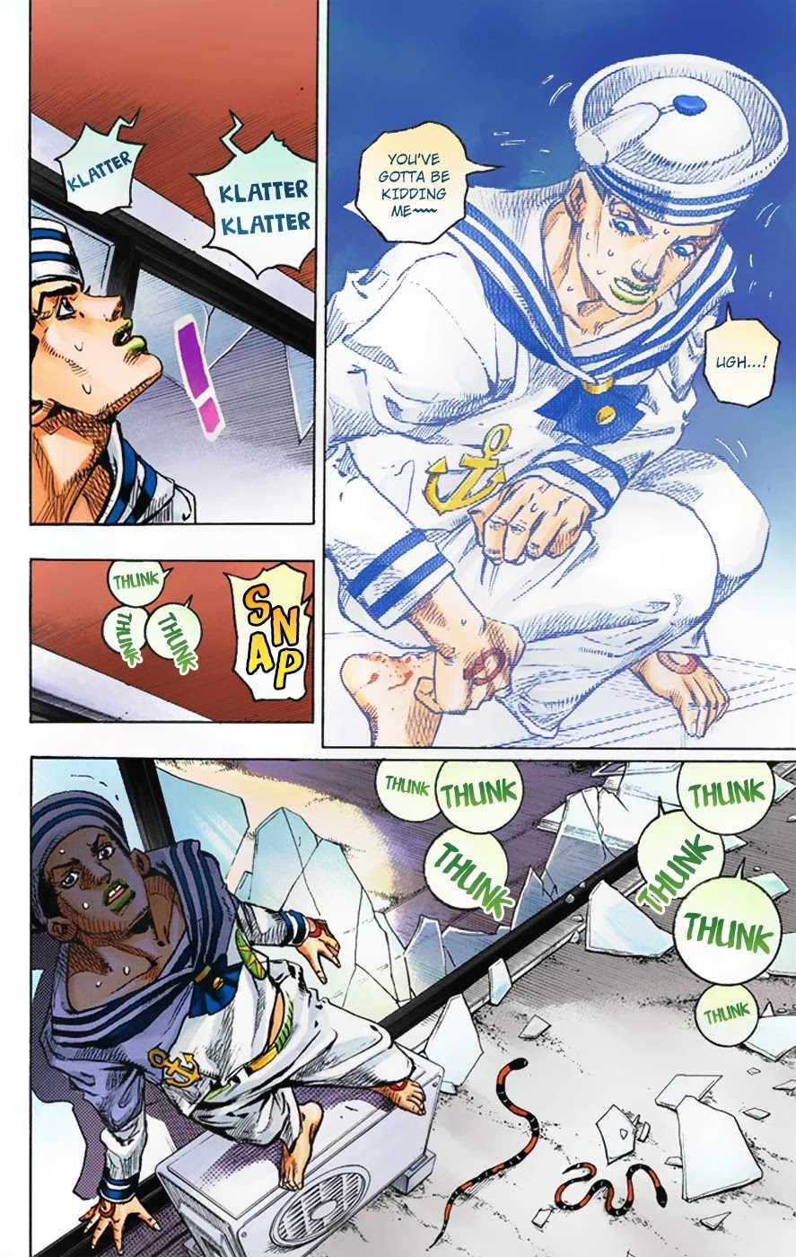JoJo's Bizarre Adventure Part 8 - JoJolion (Official Colored) Chapter 5 page 7 - Chapter 5: Soft & Wet Part 4