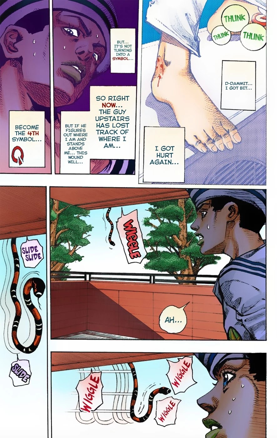 JoJo's Bizarre Adventure Part 8 - JoJolion (Official Colored) Chapter 5 page 8 - Chapter 5: Soft & Wet Part 4