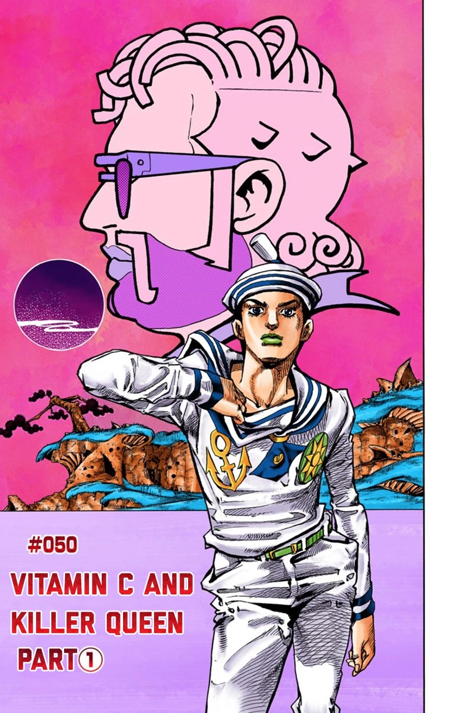 JoJo's Bizarre Adventure Part 8 - JoJolion (Official Colored) Chapter 50 page 1 - Chapter 50: Vitamin C and Killer Queen Part 1