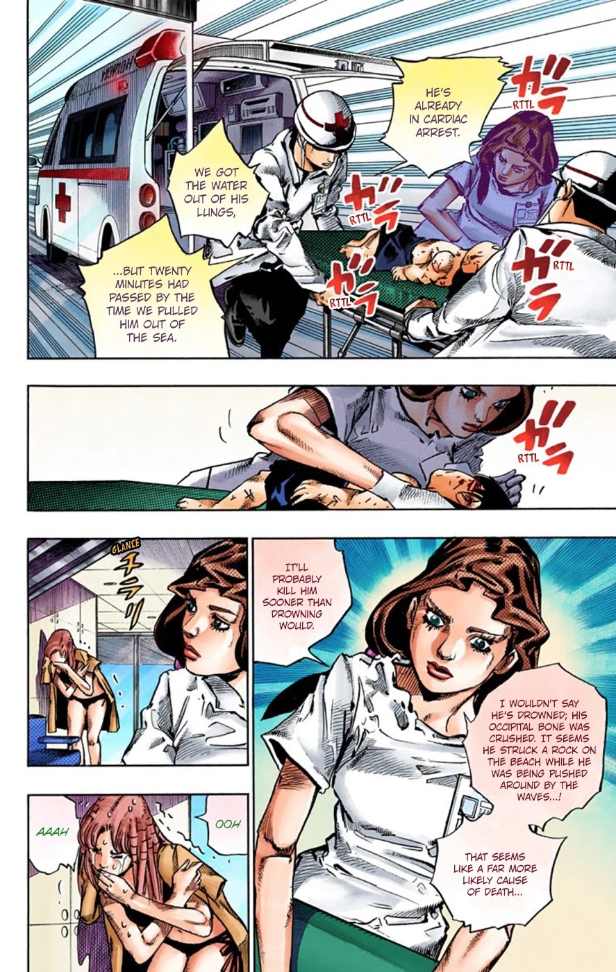 JoJo's Bizarre Adventure Part 8 - JoJolion (Official Colored) Chapter 50 page 10 - Chapter 50: Vitamin C and Killer Queen Part 1