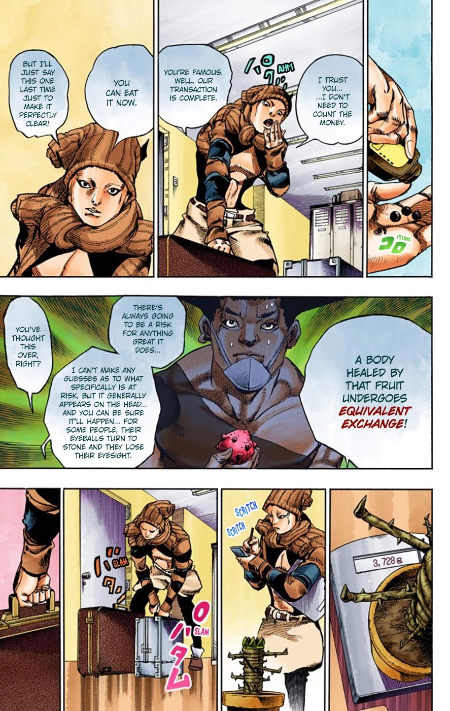 JoJo's Bizarre Adventure Part 8 - JoJolion (Official Colored) Chapter 50 page 18 - Chapter 50: Vitamin C and Killer Queen Part 1