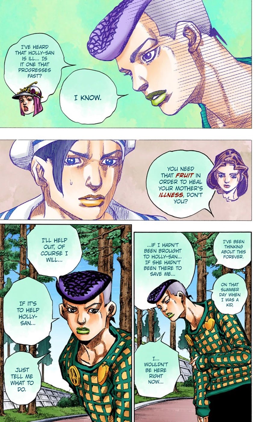 JoJo's Bizarre Adventure Part 8 - JoJolion (Official Colored) Chapter 50 page 24 - Chapter 50: Vitamin C and Killer Queen Part 1