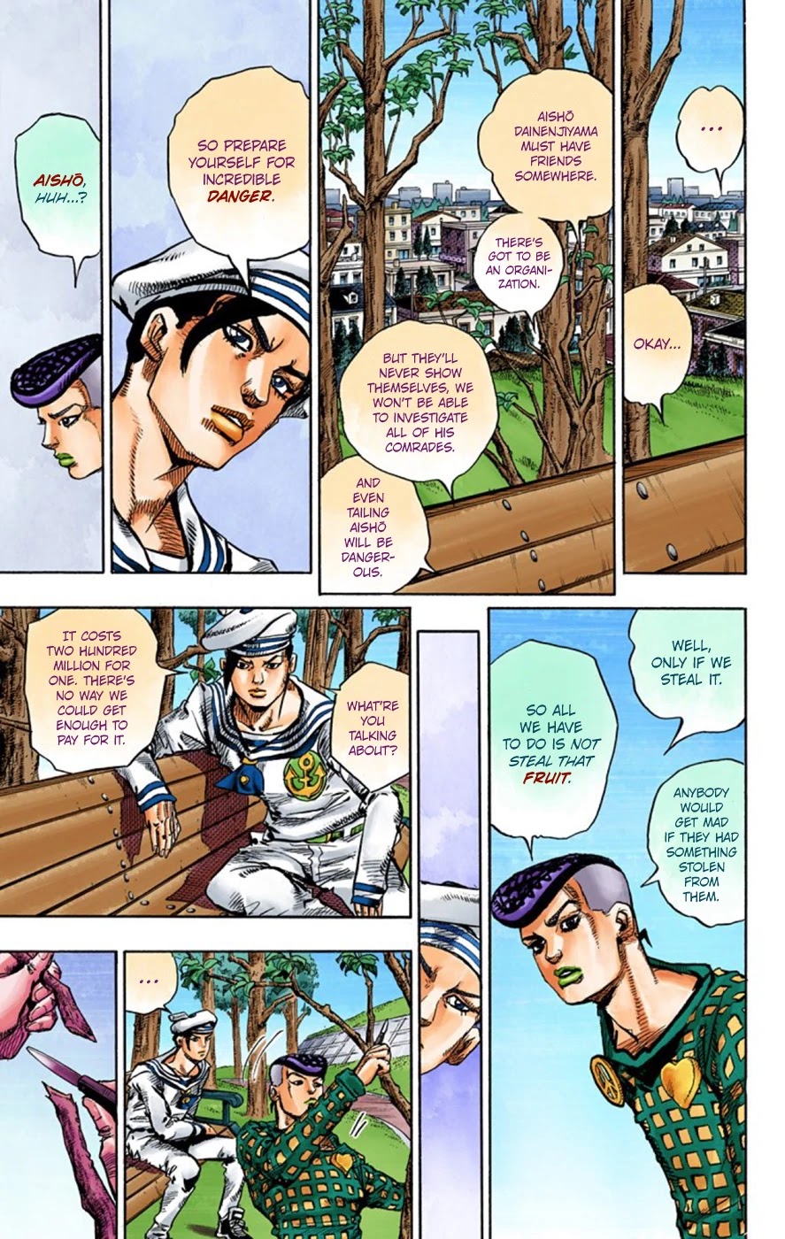 JoJo's Bizarre Adventure Part 8 - JoJolion (Official Colored) Chapter 50 page 26 - Chapter 50: Vitamin C and Killer Queen Part 1