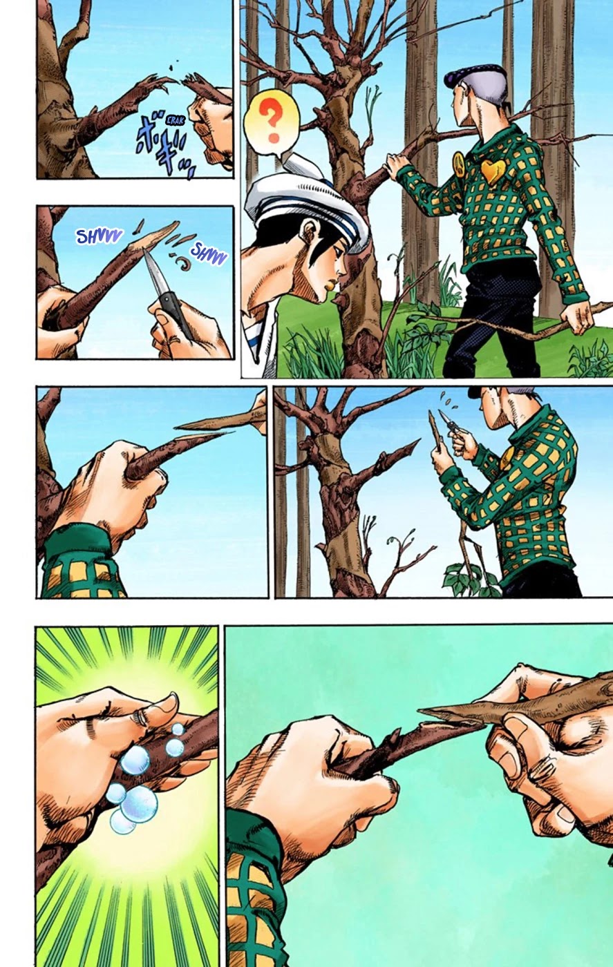 JoJo's Bizarre Adventure Part 8 - JoJolion (Official Colored) Chapter 50 page 27 - Chapter 50: Vitamin C and Killer Queen Part 1
