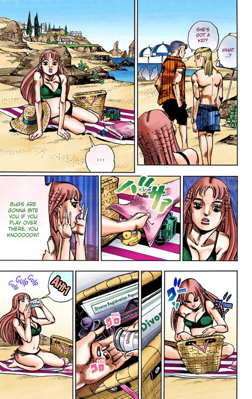 JoJo's Bizarre Adventure Part 8 - JoJolion (Official Colored) Chapter 50 page 3 - Chapter 50: Vitamin C and Killer Queen Part 1