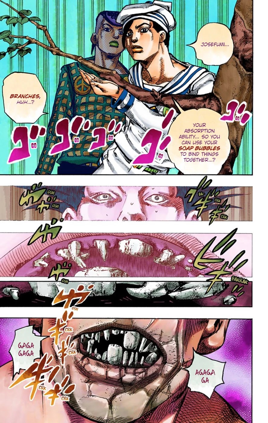 JoJo's Bizarre Adventure Part 8 - JoJolion (Official Colored) Chapter 50 page 30 - Chapter 50: Vitamin C and Killer Queen Part 1