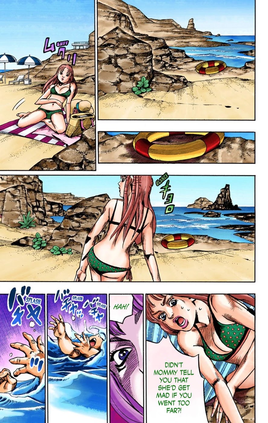 JoJo's Bizarre Adventure Part 8 - JoJolion (Official Colored) Chapter 50 page 5 - Chapter 50: Vitamin C and Killer Queen Part 1