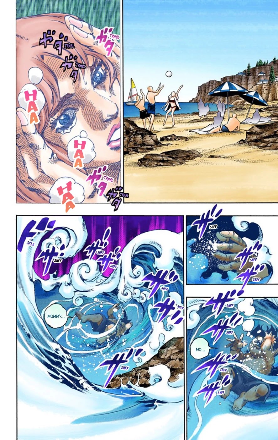 JoJo's Bizarre Adventure Part 8 - JoJolion (Official Colored) Chapter 50 page 8 - Chapter 50: Vitamin C and Killer Queen Part 1