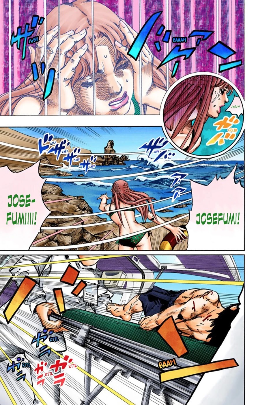 JoJo's Bizarre Adventure Part 8 - JoJolion (Official Colored) Chapter 50 page 9 - Chapter 50: Vitamin C and Killer Queen Part 1