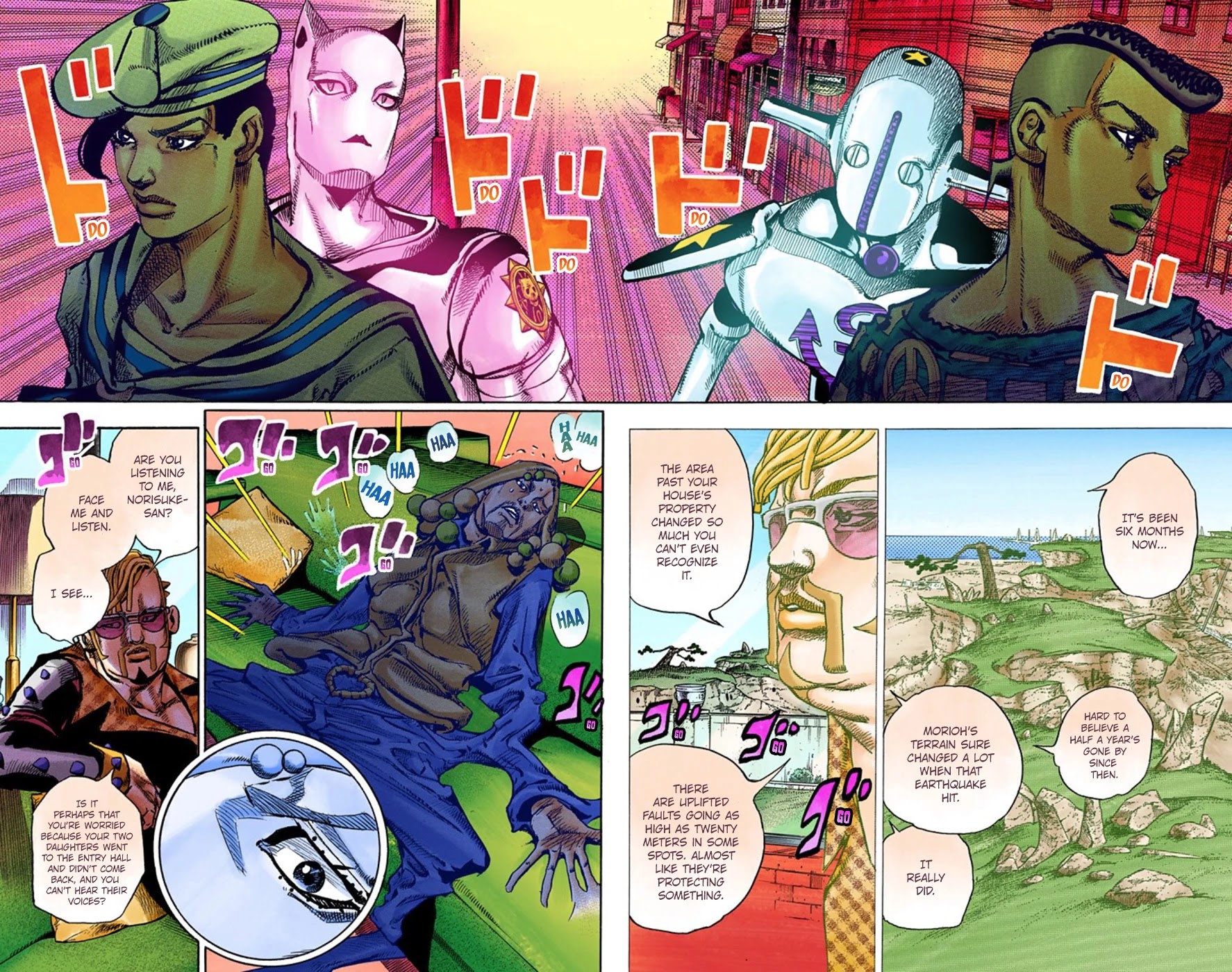 JoJo's Bizarre Adventure Part 8 - JoJolion (Official Colored) Chapter 51 page 23 - Chapter 51: Vitamin C and Killer Queen Part 2