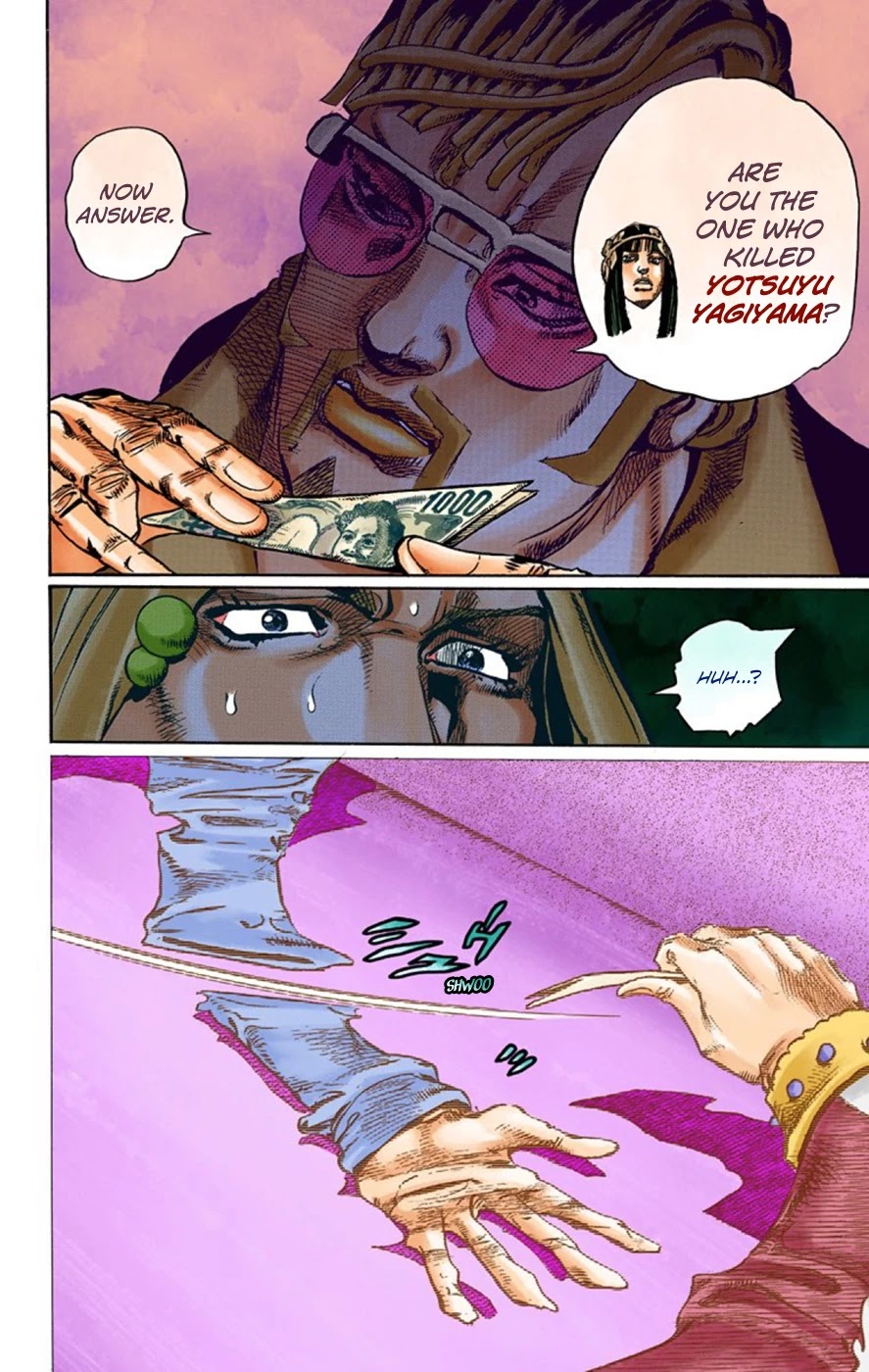 JoJo's Bizarre Adventure Part 8 - JoJolion (Official Colored) Chapter 51 page 25 - Chapter 51: Vitamin C and Killer Queen Part 2