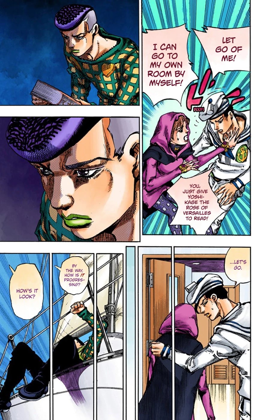 JoJo's Bizarre Adventure Part 8 - JoJolion (Official Colored) Chapter 51 page 32 - Chapter 51: Vitamin C and Killer Queen Part 2