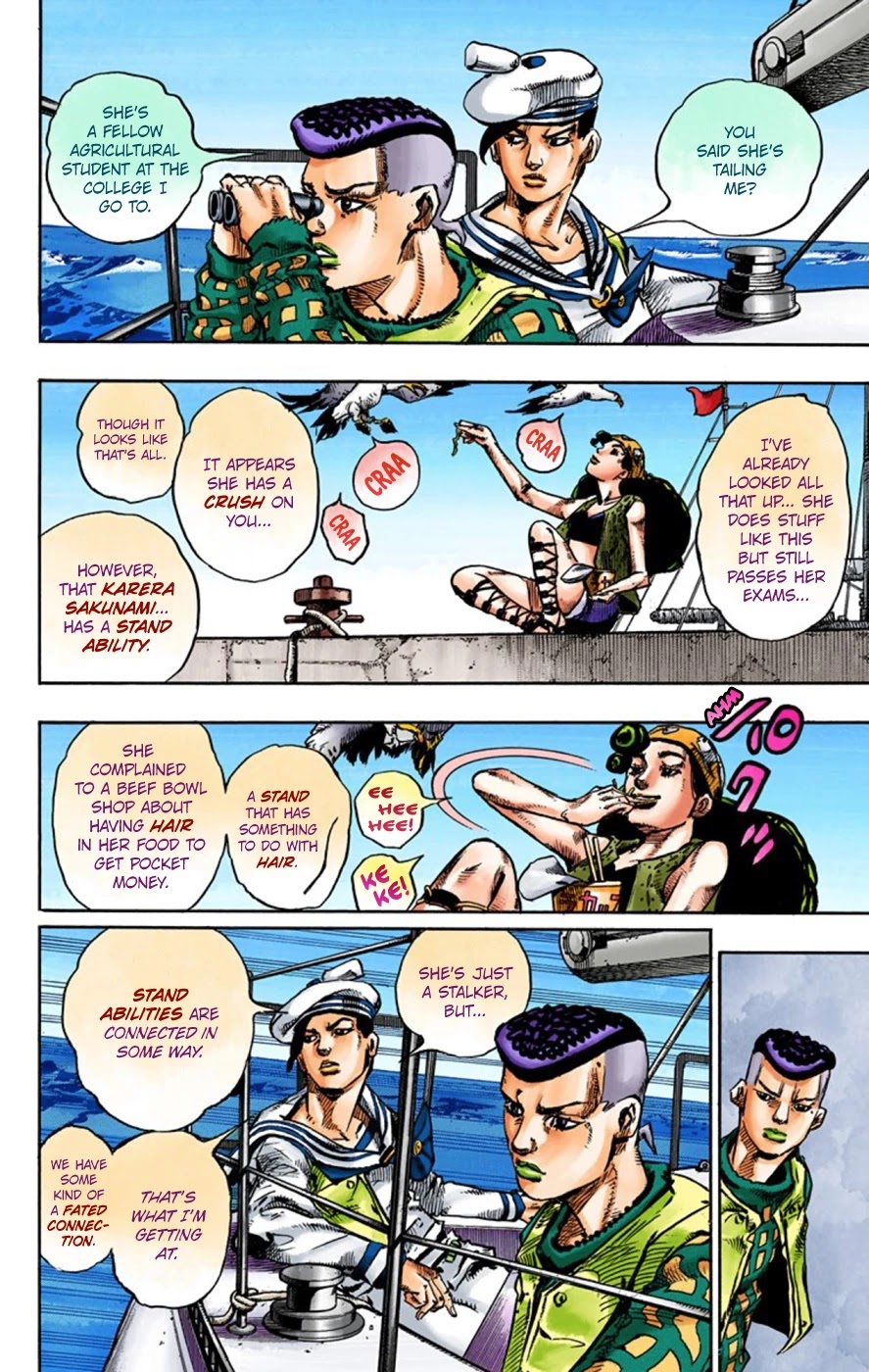 JoJo's Bizarre Adventure Part 8 - JoJolion (Official Colored) Chapter 51 page 35 - Chapter 51: Vitamin C and Killer Queen Part 2