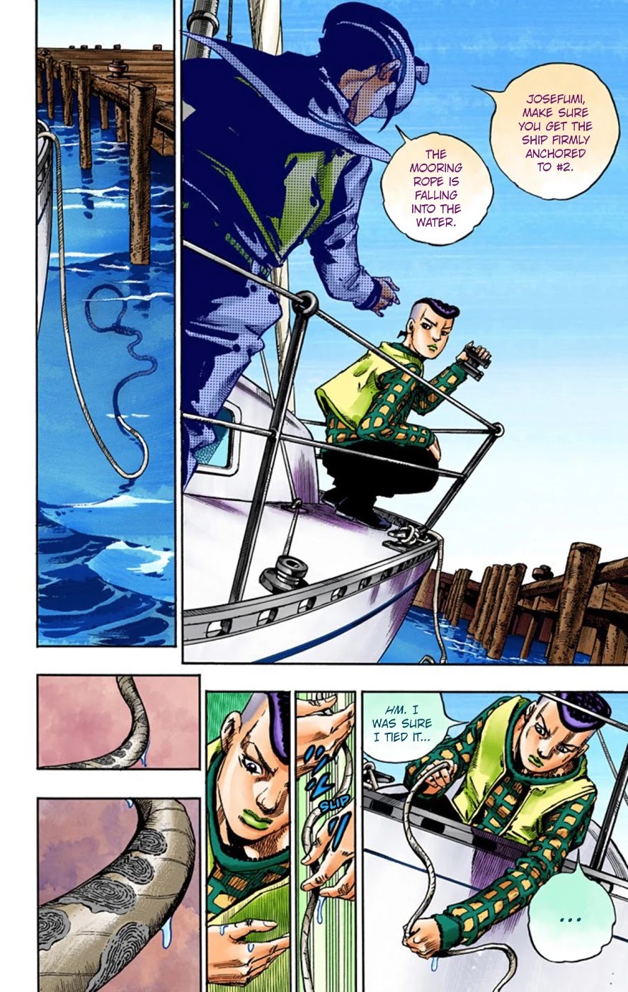 JoJo's Bizarre Adventure Part 8 - JoJolion (Official Colored) Chapter 51 page 37 - Chapter 51: Vitamin C and Killer Queen Part 2