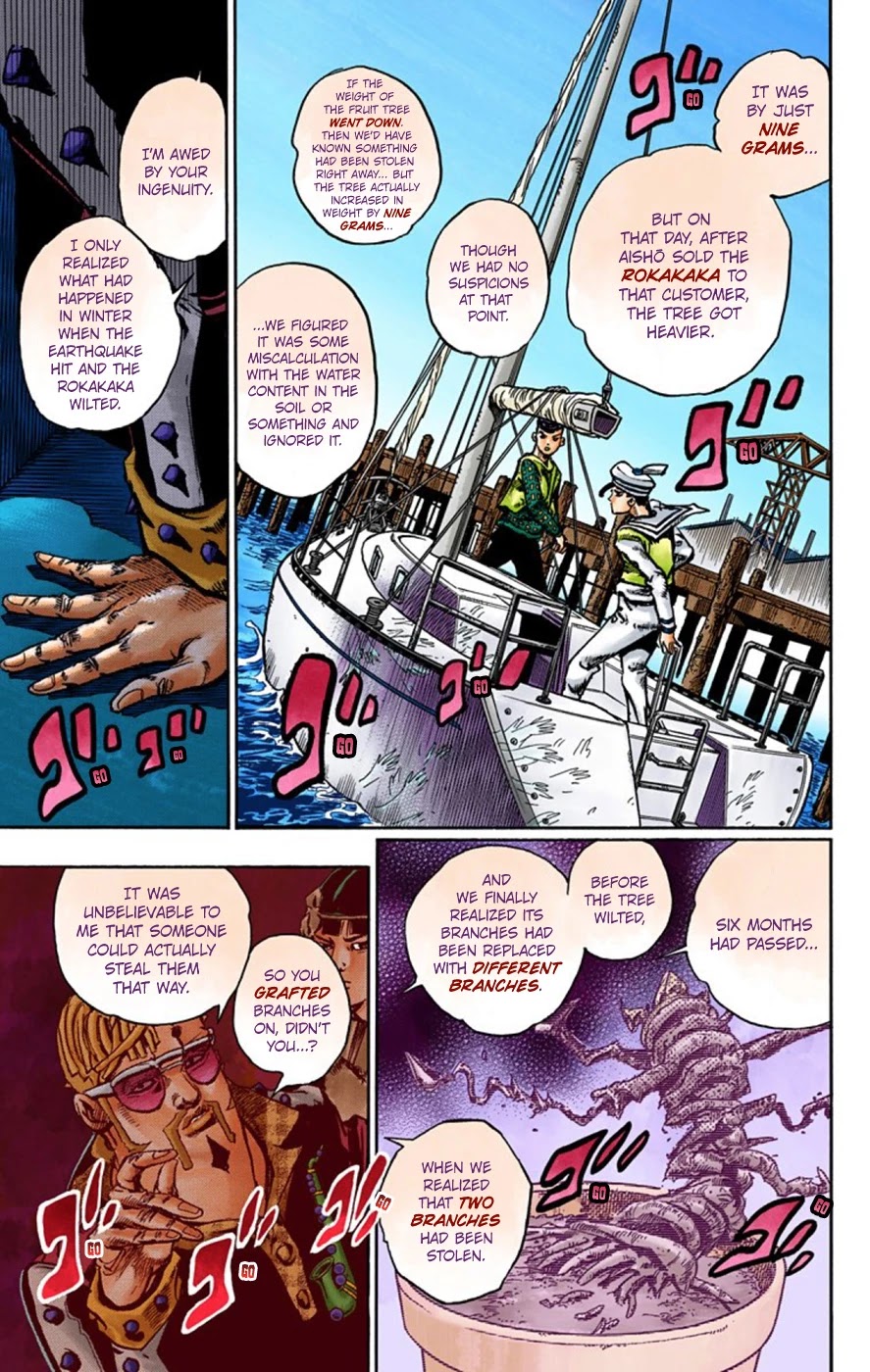 JoJo's Bizarre Adventure Part 8 - JoJolion (Official Colored) Chapter 51 page 41 - Chapter 51: Vitamin C and Killer Queen Part 2