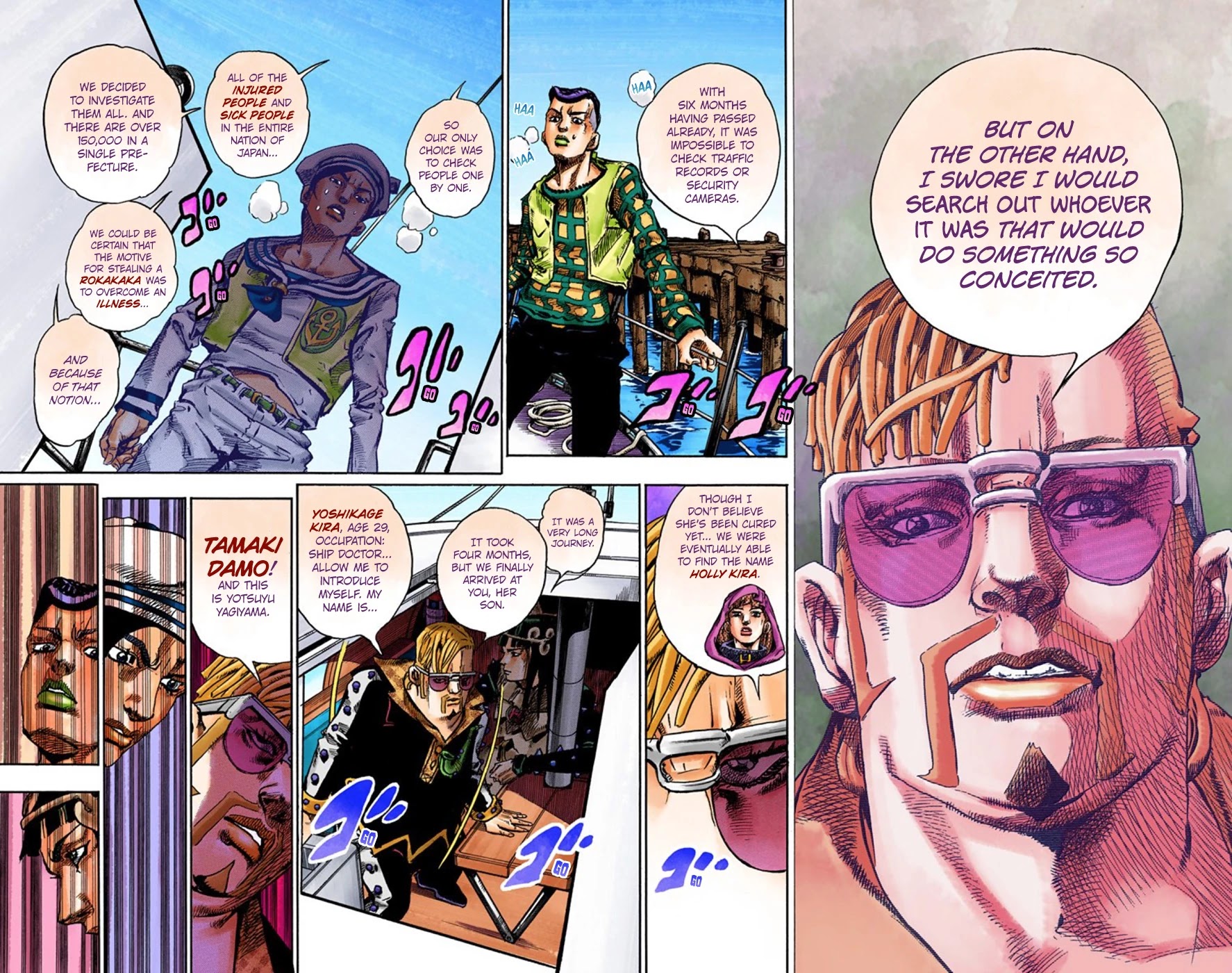 JoJo's Bizarre Adventure Part 8 - JoJolion (Official Colored) Chapter 51 page 42 - Chapter 51: Vitamin C and Killer Queen Part 2