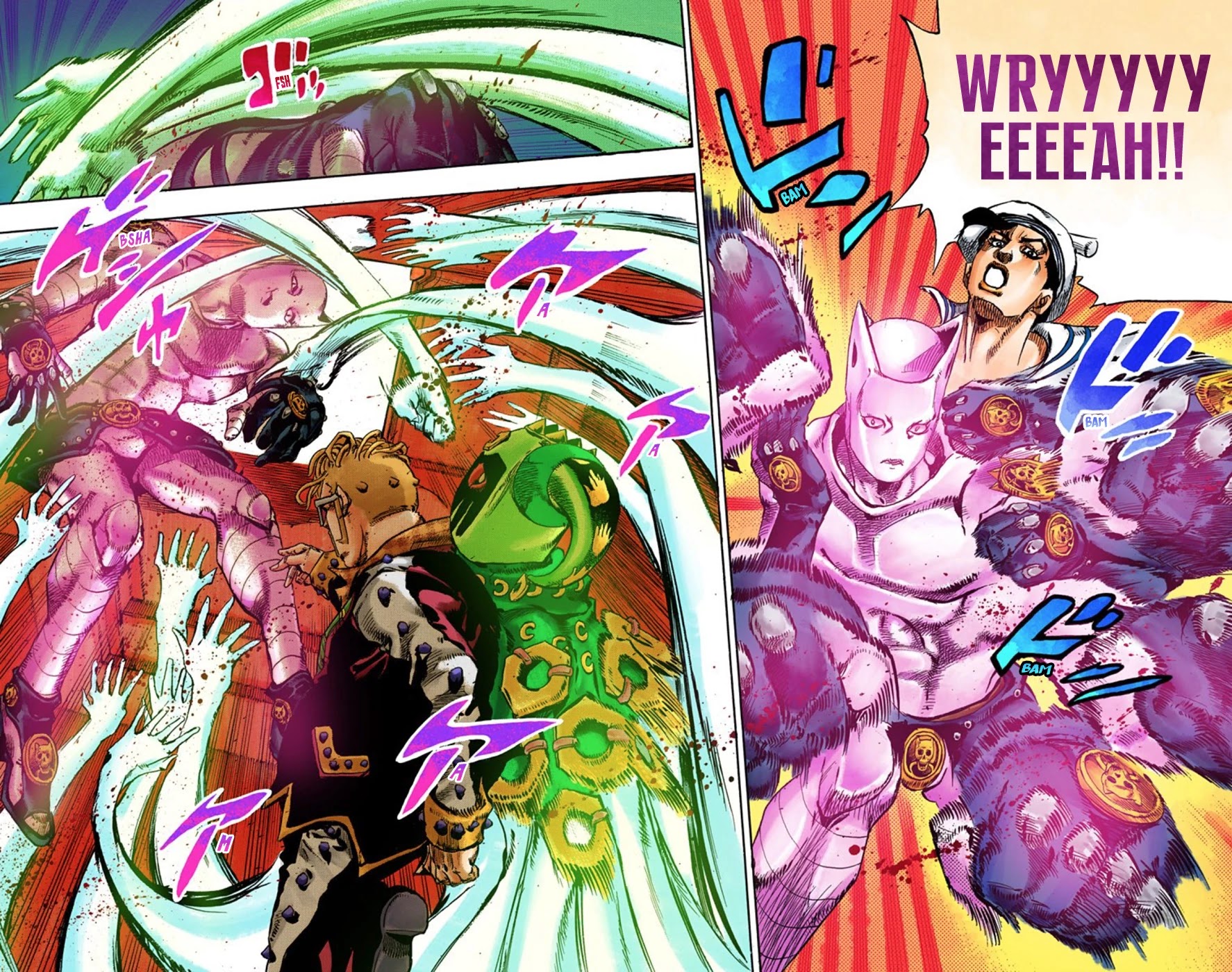 JoJo's Bizarre Adventure Part 8 - JoJolion (Official Colored) Chapter 51 page 43 - Chapter 51: Vitamin C and Killer Queen Part 2