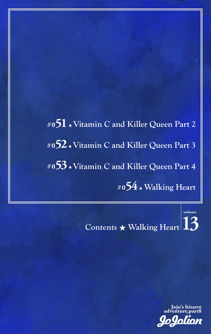 JoJo's Bizarre Adventure Part 8 - JoJolion (Official Colored) Chapter 51 page 6 - Chapter 51: Vitamin C and Killer Queen Part 2