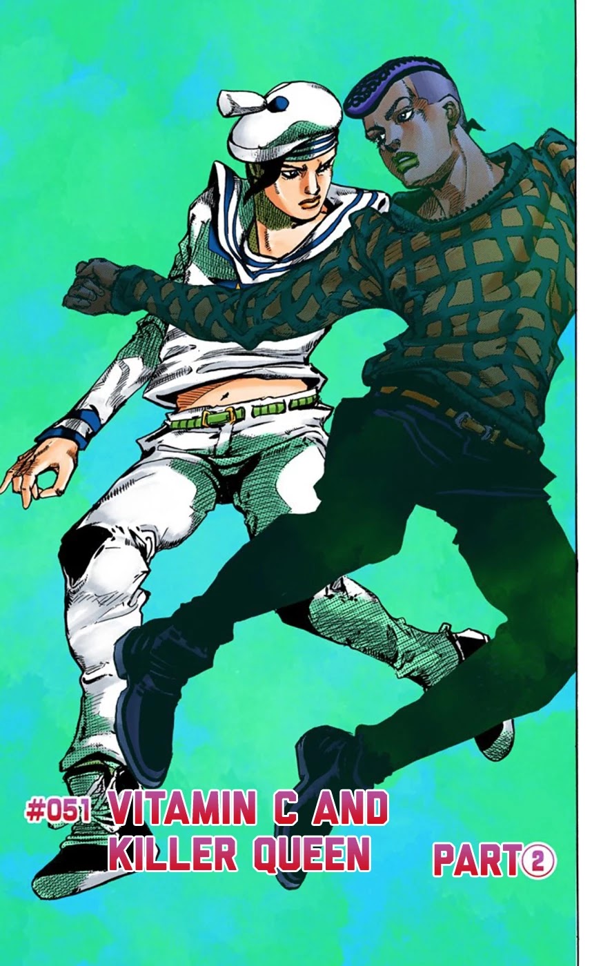 JoJo's Bizarre Adventure Part 8 - JoJolion (Official Colored) Chapter 51 page 7 - Chapter 51: Vitamin C and Killer Queen Part 2