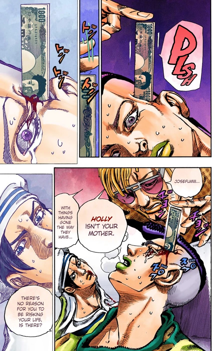 JoJo's Bizarre Adventure Part 8 - JoJolion (Official Colored) Chapter 52 page 10 - Chapter 52: Vitamin C and Killer Queen Part 3