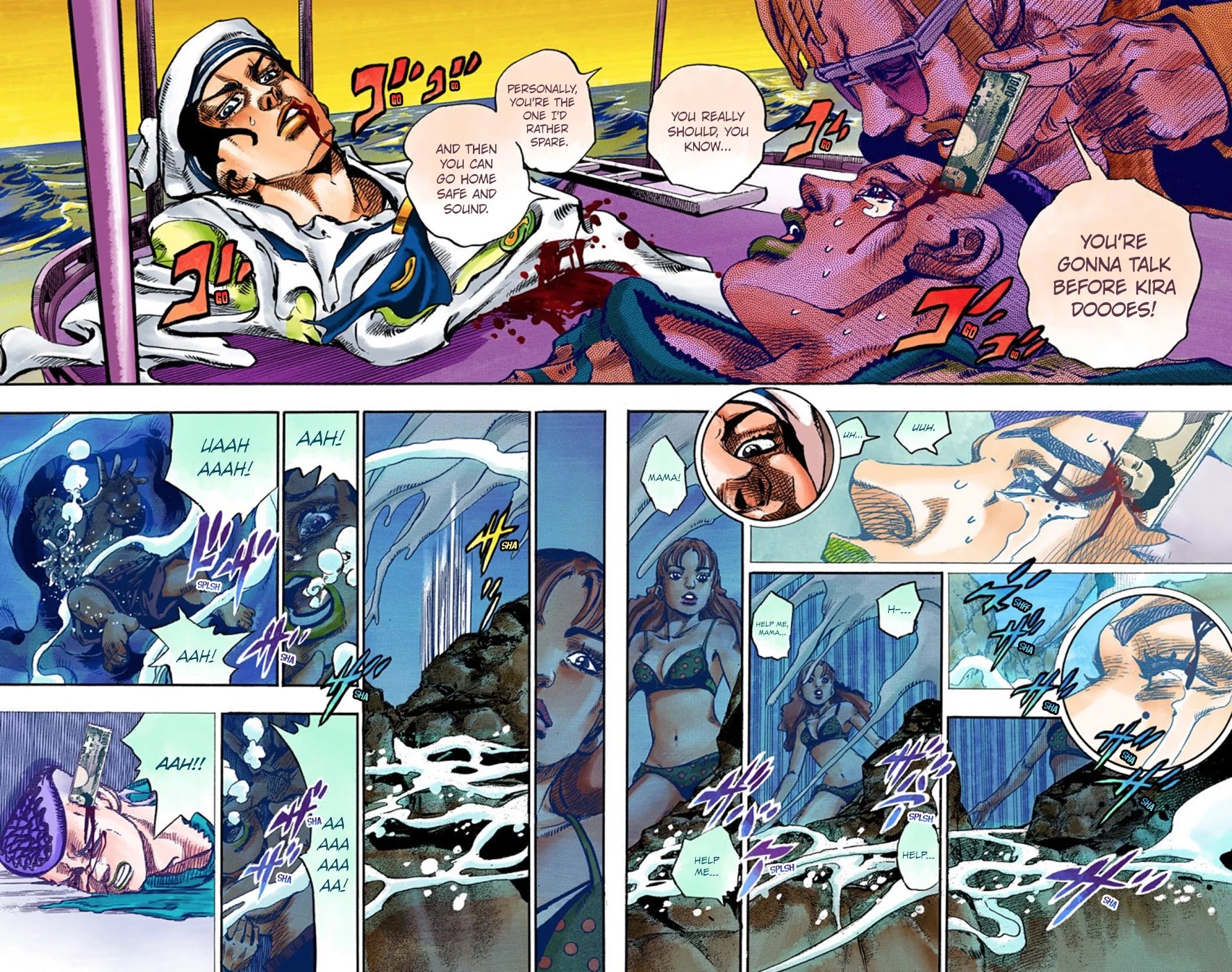 JoJo's Bizarre Adventure Part 8 - JoJolion (Official Colored) Chapter 52 page 11 - Chapter 52: Vitamin C and Killer Queen Part 3