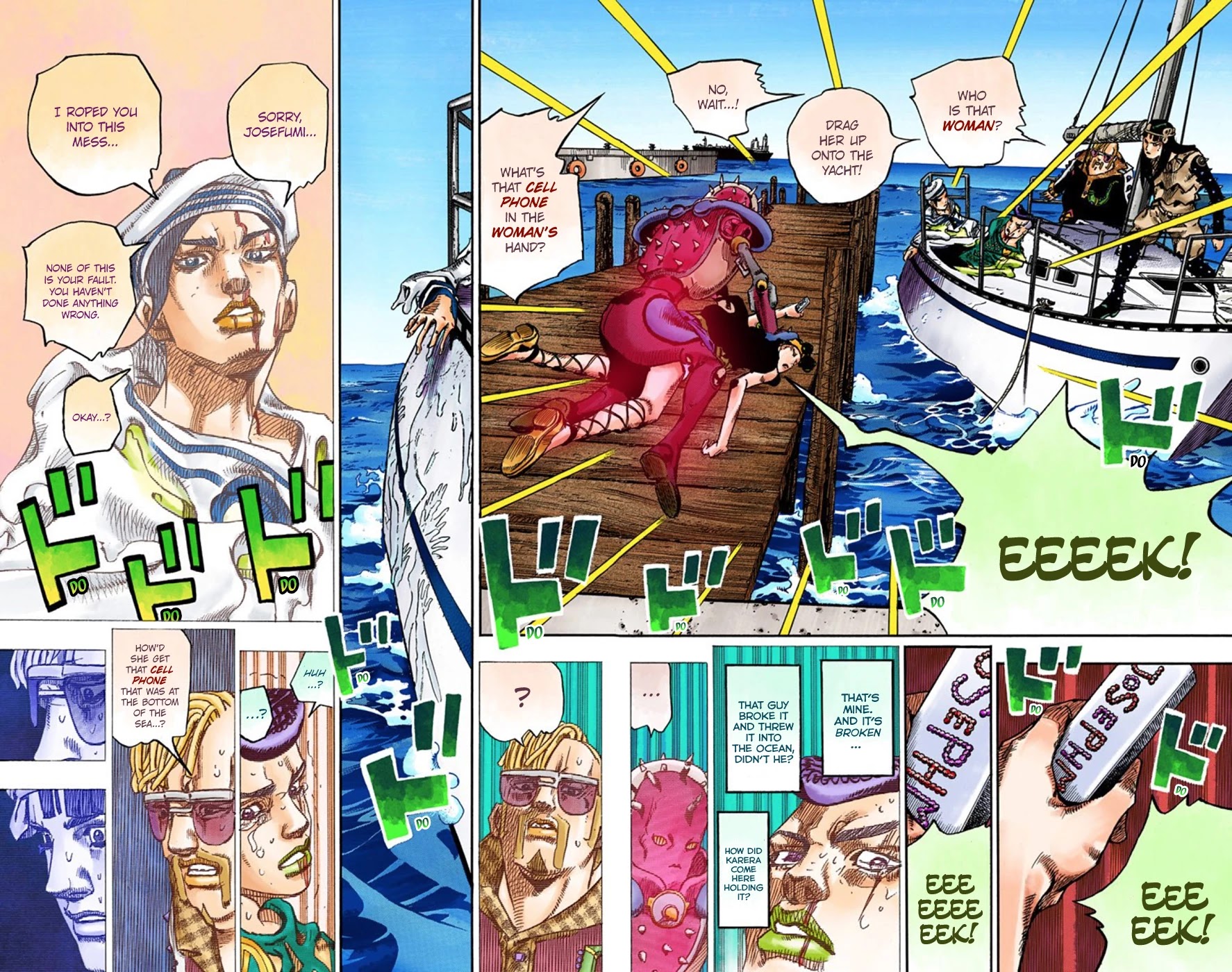 JoJo's Bizarre Adventure Part 8 - JoJolion (Official Colored) Chapter 52 page 18 - Chapter 52: Vitamin C and Killer Queen Part 3