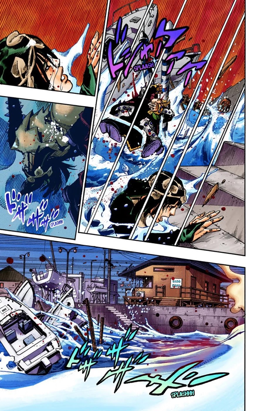 JoJo's Bizarre Adventure Part 8 - JoJolion (Official Colored) Chapter 52 page 22 - Chapter 52: Vitamin C and Killer Queen Part 3