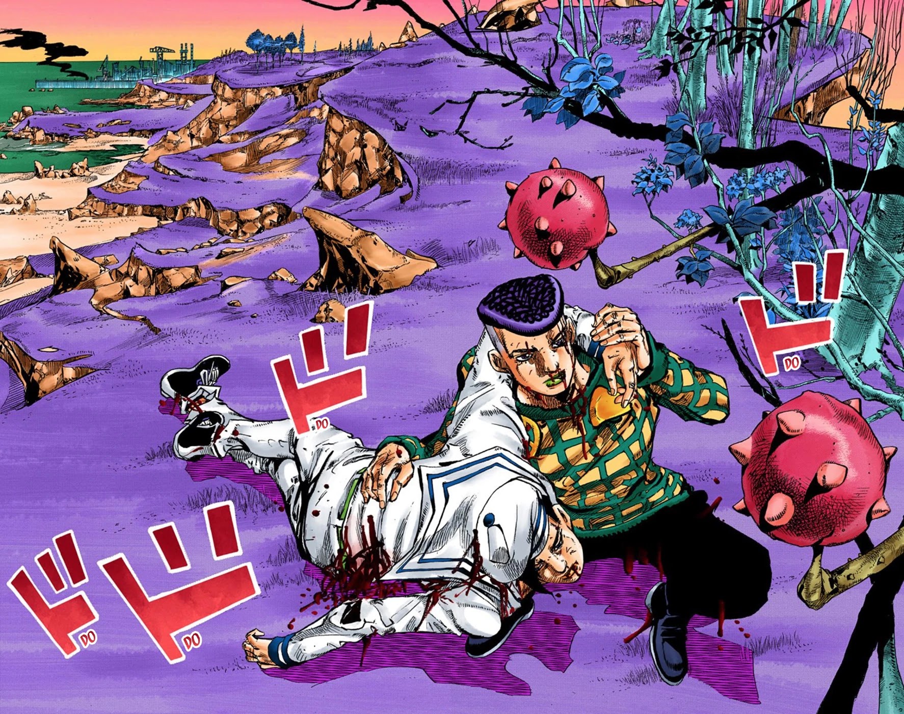 JoJo's Bizarre Adventure Part 8 - JoJolion (Official Colored) Chapter 52 page 28 - Chapter 52: Vitamin C and Killer Queen Part 3