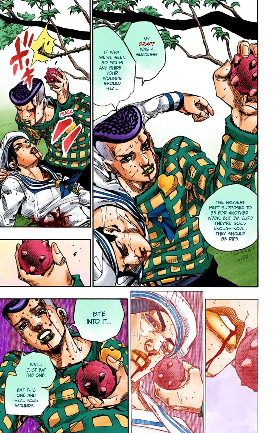 JoJo's Bizarre Adventure Part 8 - JoJolion (Official Colored) Chapter 52 page 30 - Chapter 52: Vitamin C and Killer Queen Part 3