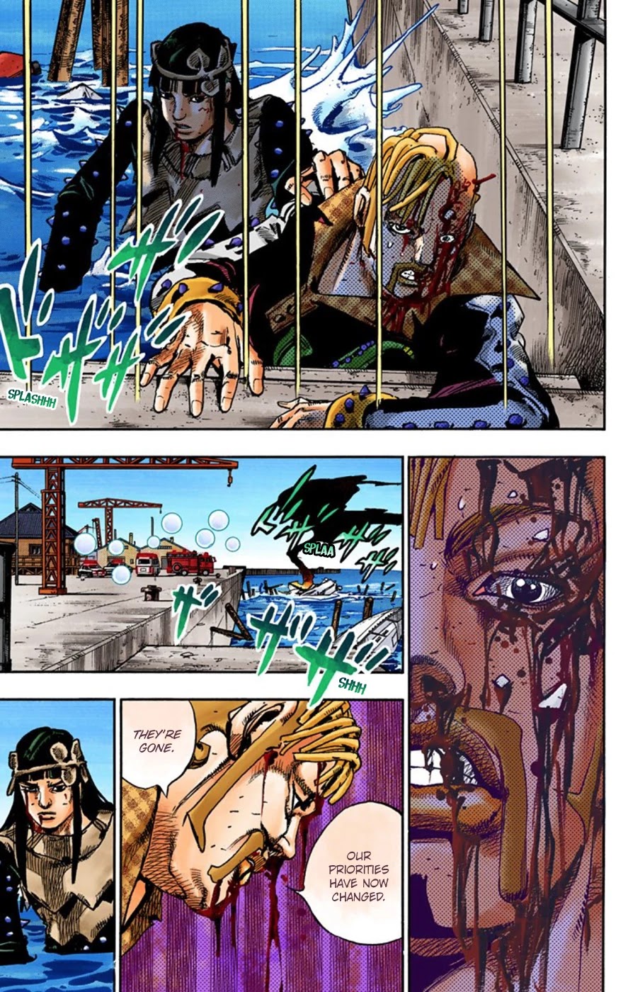 JoJo's Bizarre Adventure Part 8 - JoJolion (Official Colored) Chapter 52 page 32 - Chapter 52: Vitamin C and Killer Queen Part 3
