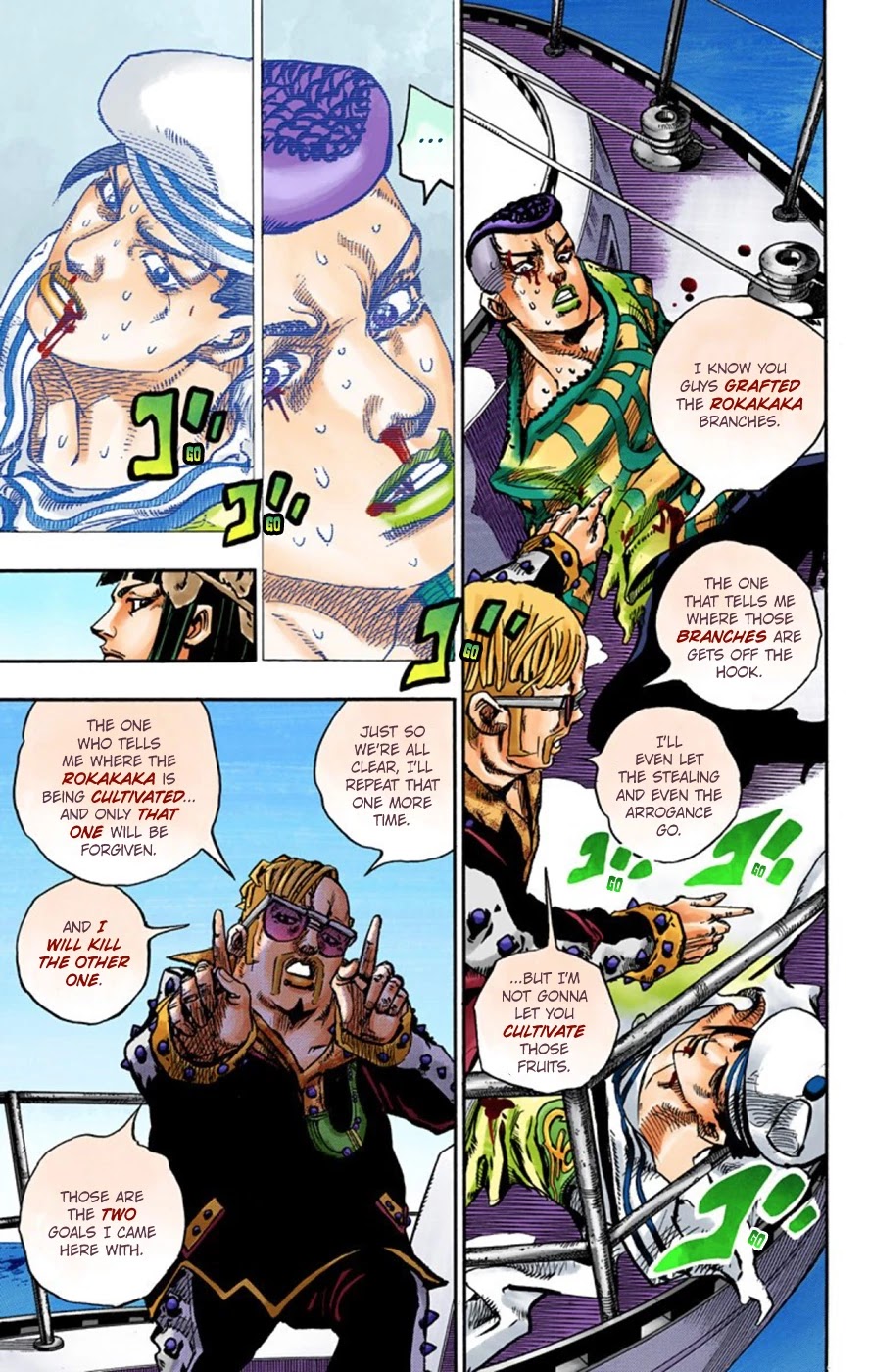 JoJo's Bizarre Adventure Part 8 - JoJolion (Official Colored) Chapter 52 page 8 - Chapter 52: Vitamin C and Killer Queen Part 3