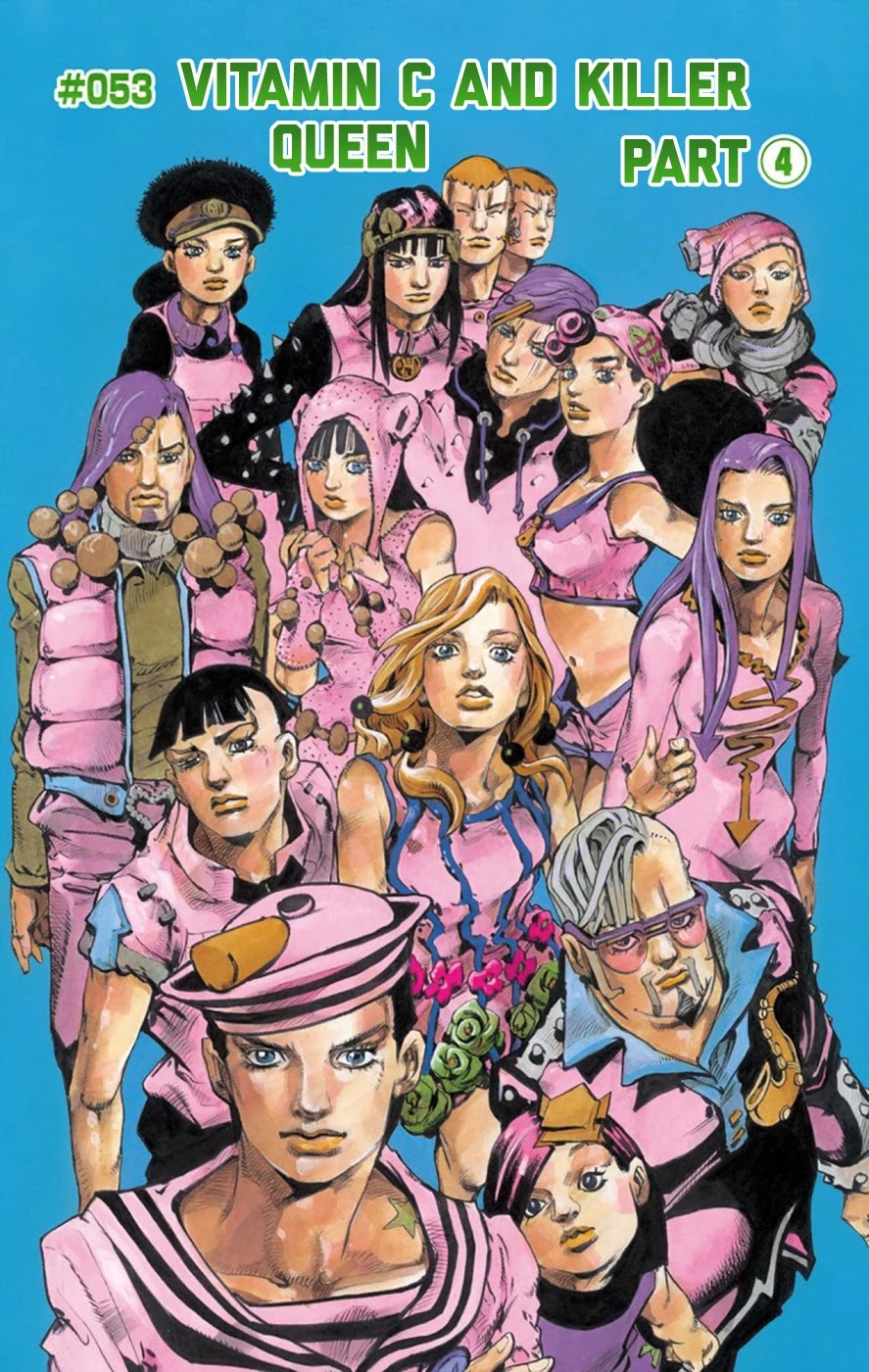 JoJo's Bizarre Adventure Part 8 - JoJolion (Official Colored) Chapter 53 page 1 - Chapter 53: Vitamin C and Killer Queen Part 4