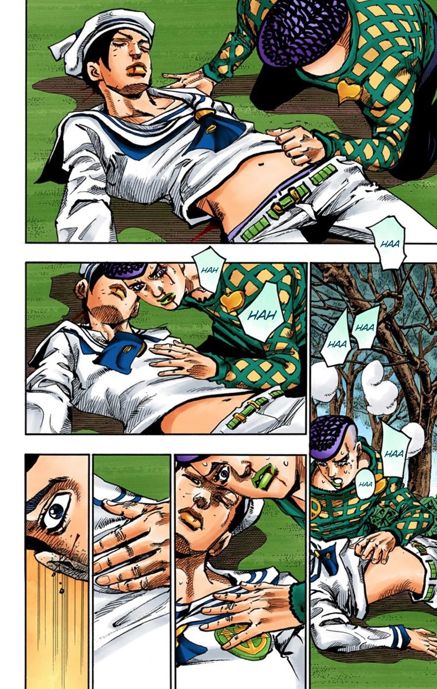 JoJo's Bizarre Adventure Part 8 - JoJolion (Official Colored) Chapter 53 page 10 - Chapter 53: Vitamin C and Killer Queen Part 4