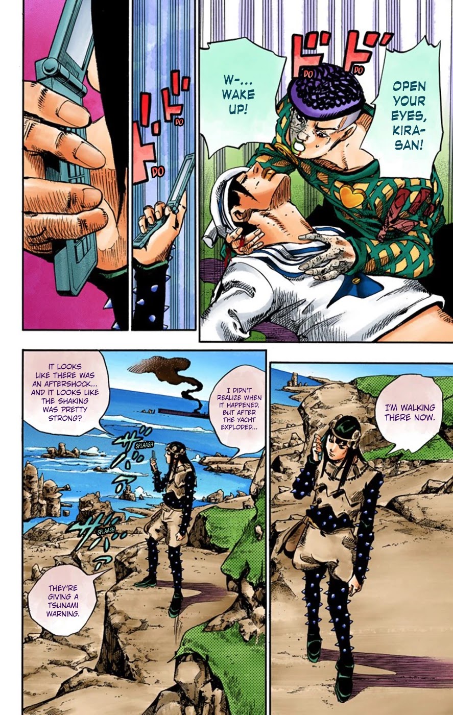 JoJo's Bizarre Adventure Part 8 - JoJolion (Official Colored) Chapter 53 page 13 - Chapter 53: Vitamin C and Killer Queen Part 4