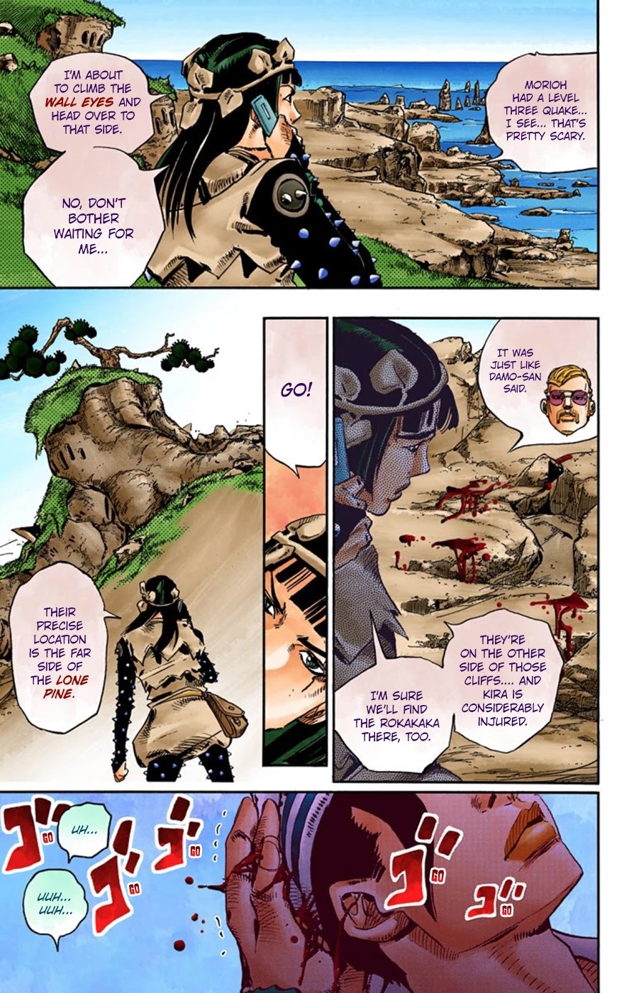 JoJo's Bizarre Adventure Part 8 - JoJolion (Official Colored) Chapter 53 page 14 - Chapter 53: Vitamin C and Killer Queen Part 4