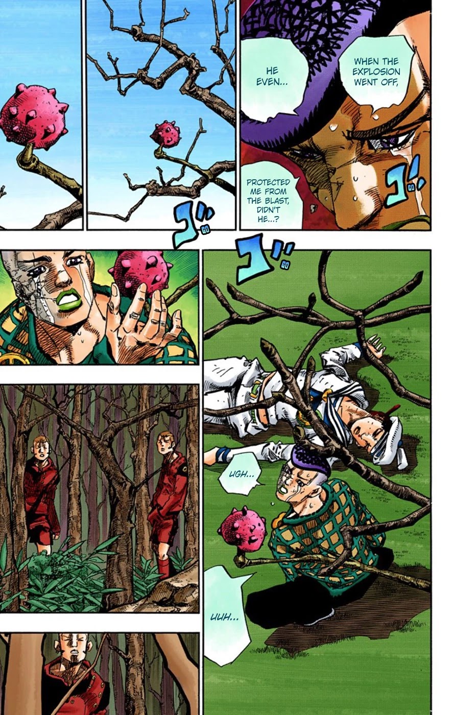 JoJo's Bizarre Adventure Part 8 - JoJolion (Official Colored) Chapter 53 page 16 - Chapter 53: Vitamin C and Killer Queen Part 4