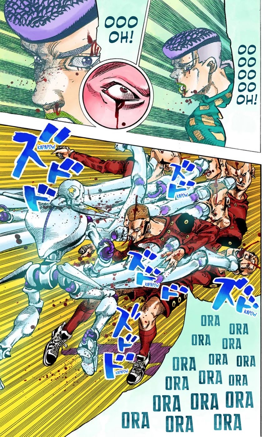 JoJo's Bizarre Adventure Part 8 - JoJolion (Official Colored) Chapter 53 page 23 - Chapter 53: Vitamin C and Killer Queen Part 4