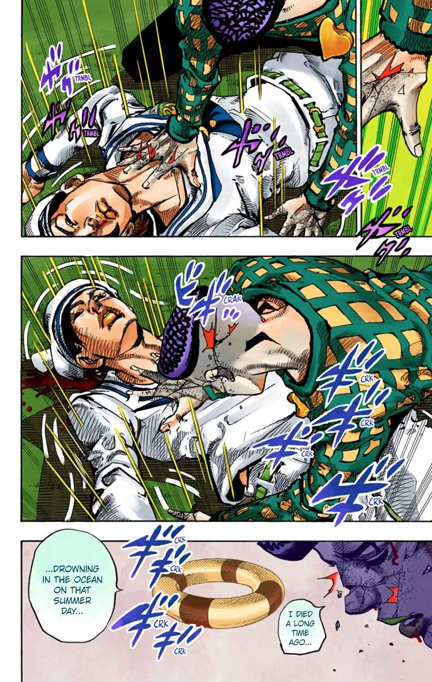 JoJo's Bizarre Adventure Part 8 - JoJolion (Official Colored) Chapter 53 page 28 - Chapter 53: Vitamin C and Killer Queen Part 4