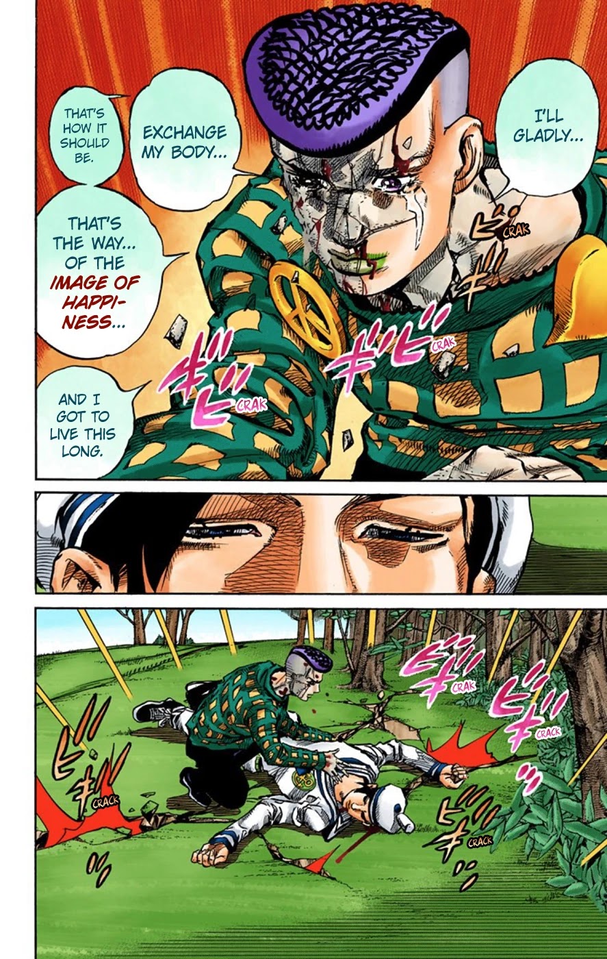 JoJo's Bizarre Adventure Part 8 - JoJolion (Official Colored) Chapter 53 page 30 - Chapter 53: Vitamin C and Killer Queen Part 4