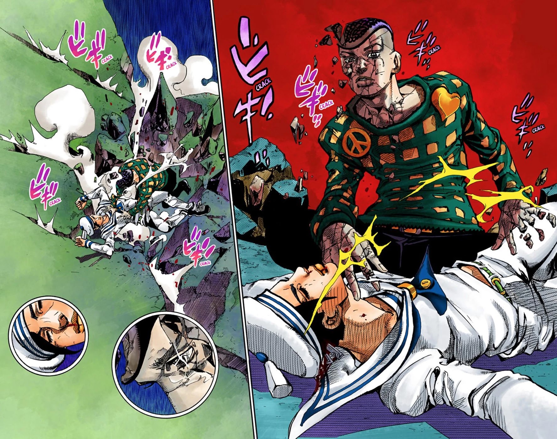 JoJo's Bizarre Adventure Part 8 - JoJolion (Official Colored) Chapter 53 page 34 - Chapter 53: Vitamin C and Killer Queen Part 4