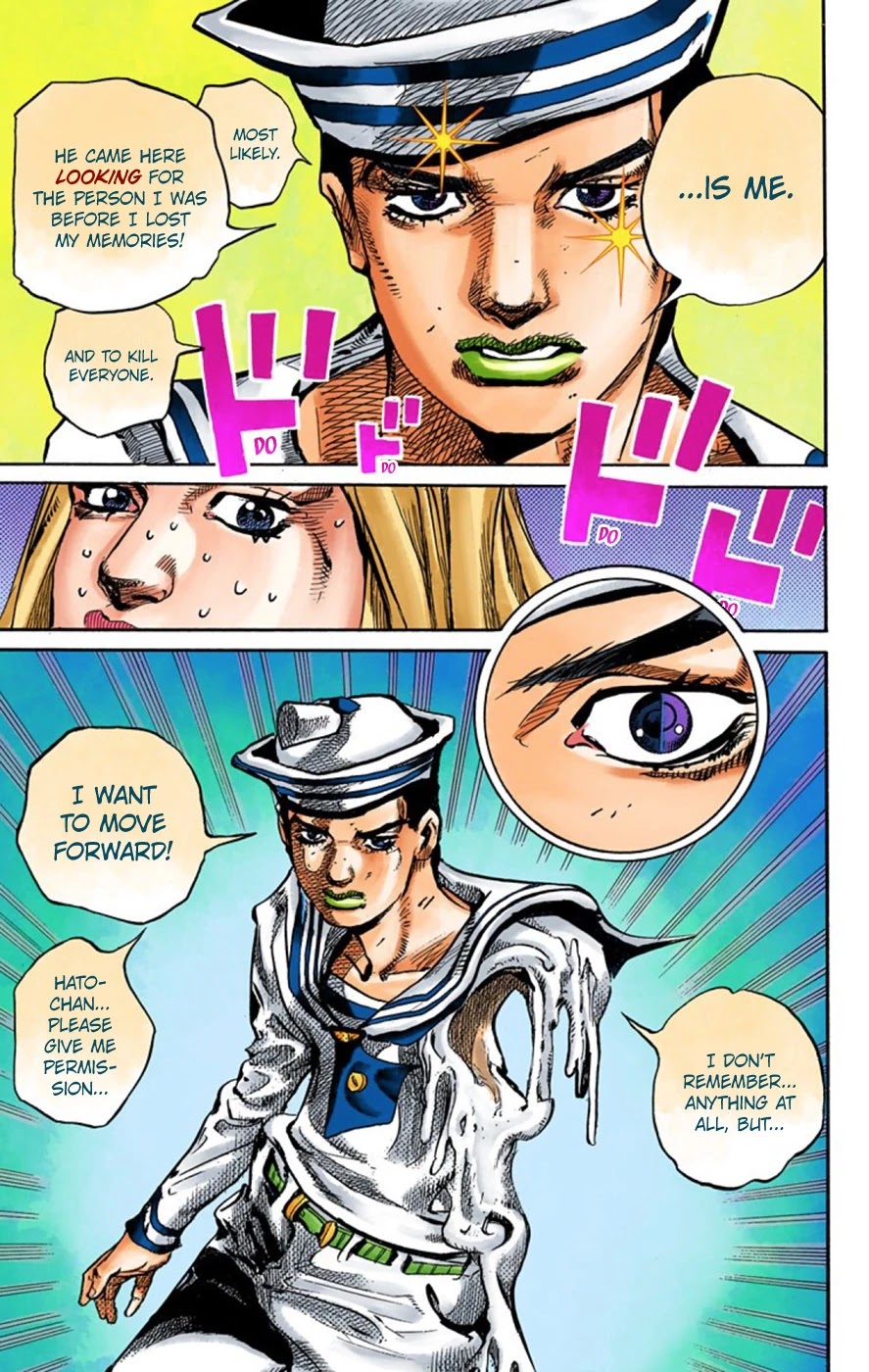 JoJo's Bizarre Adventure Part 8 - JoJolion (Official Colored) Chapter 53 page 8 - Chapter 53: Vitamin C and Killer Queen Part 4