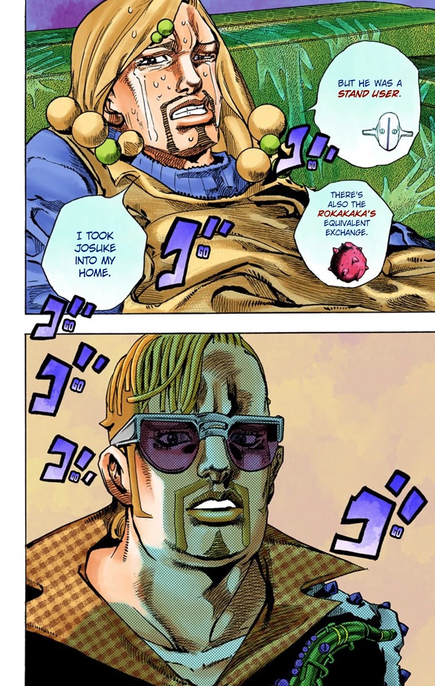 JoJo's Bizarre Adventure Part 8 - JoJolion (Official Colored) Chapter 54 page 15 - Chapter 54: Walking Heart
