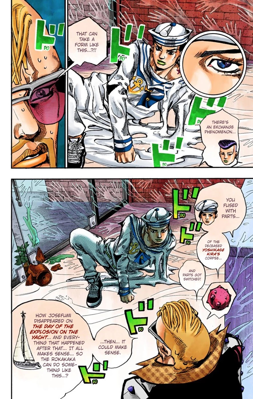 JoJo's Bizarre Adventure Part 8 - JoJolion (Official Colored) Chapter 54 page 20 - Chapter 54: Walking Heart
