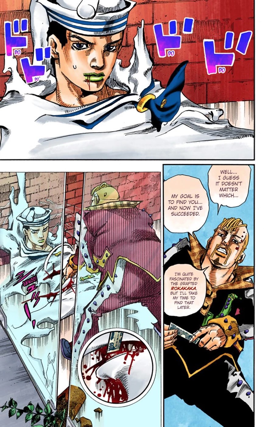 JoJo's Bizarre Adventure Part 8 - JoJolion (Official Colored) Chapter 54 page 25 - Chapter 54: Walking Heart