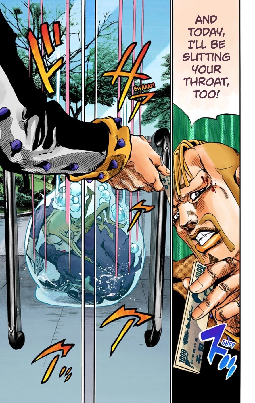 JoJo's Bizarre Adventure Part 8 - JoJolion (Official Colored) Chapter 54 page 27 - Chapter 54: Walking Heart